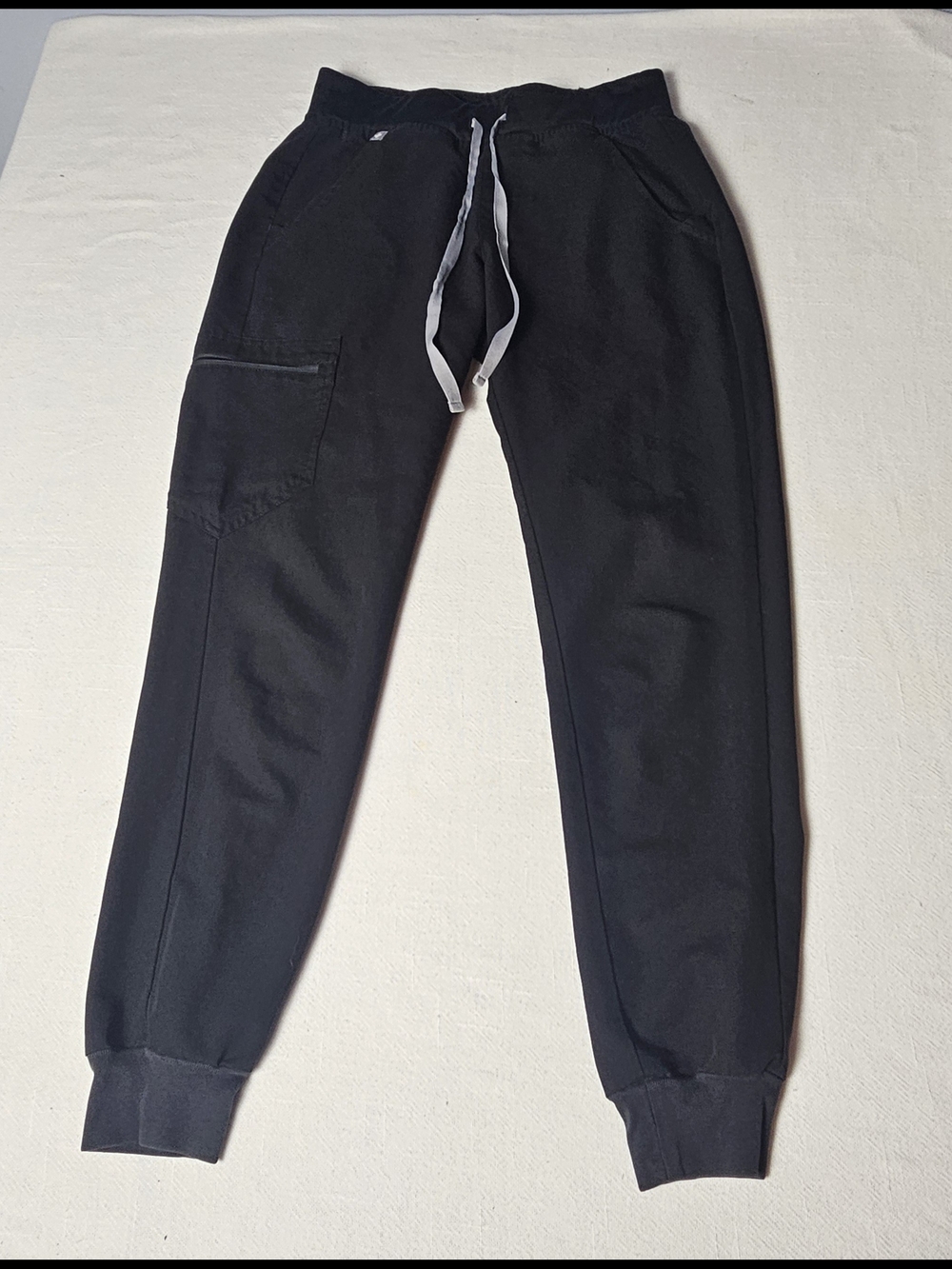 FIGS Zamora Jogger Scrub Pants Womens Size XS Black